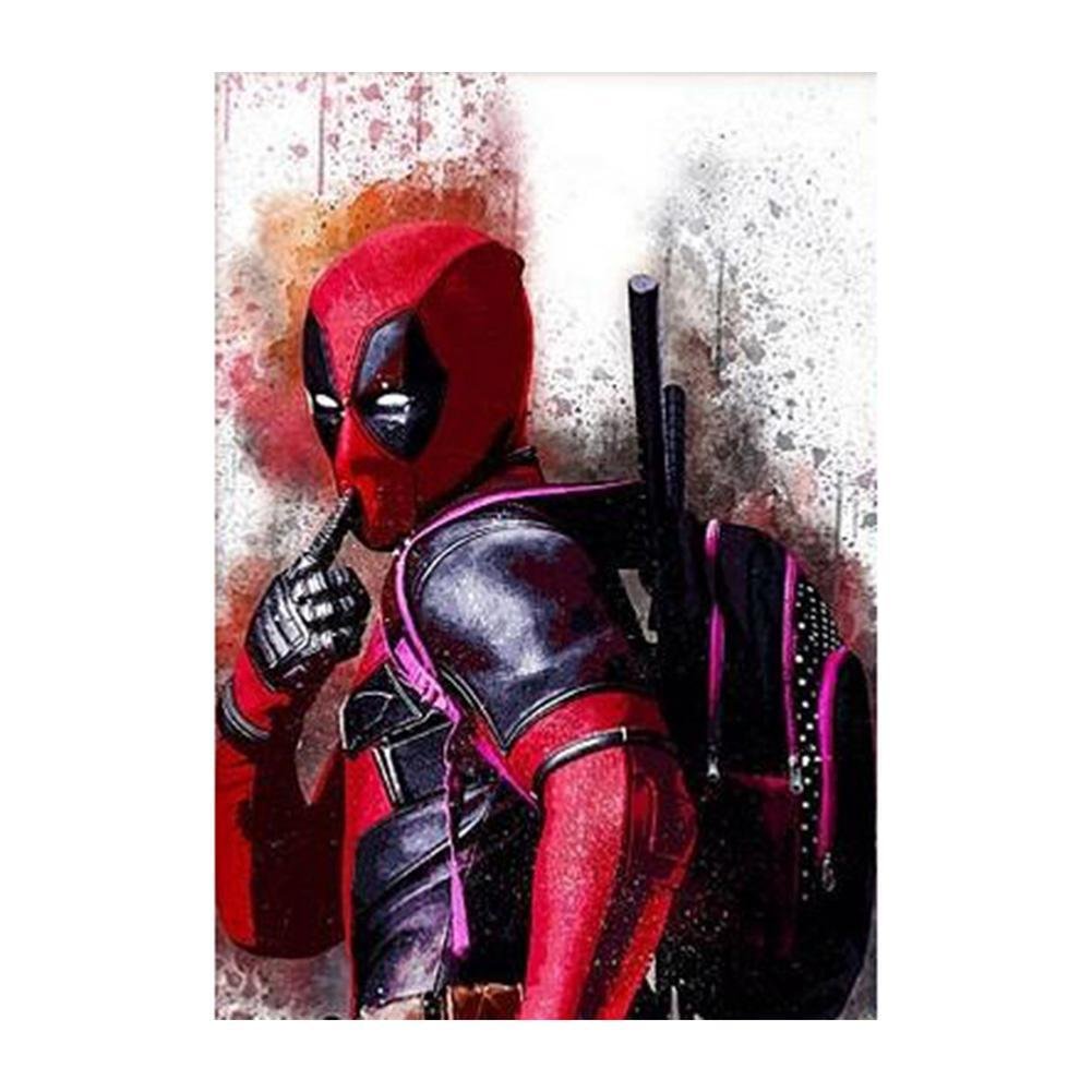 Diamond Painting - Full Round Drill - Deadpool(30*40cm)