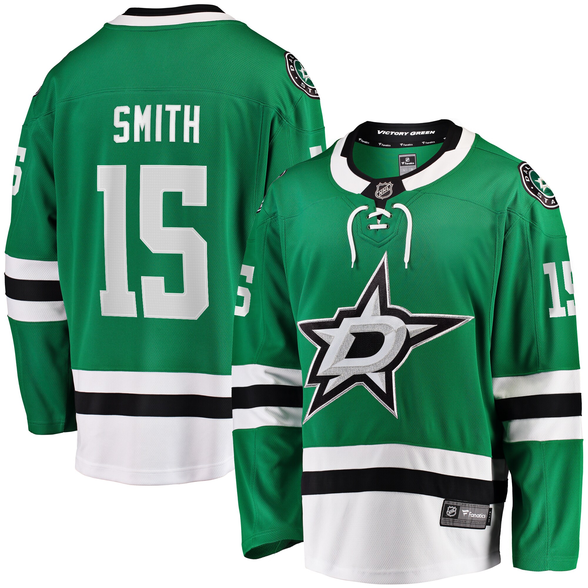 Craig Smith Dallas Stars Fanatics Home Breakaway Jersey – Kelly Green mysite