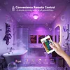 16 Colors Ocean Wave Projector Night Light with Remote & Touch Control Water Ripple Projector Light IP65 Waterproof for Bedroom Ceiling/Party/Game Rooms