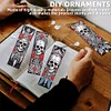 8Pcs Schädel - 5d DIY Handwerk Lesezeichen