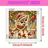 Christmas Deer - Diamond Painting - Partial Special Shaped Drill(Canvas|30*30cm)