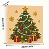 (20x20cm)Christmas Tree Pearl Painting Art Kits With Inner Frame Pearl Gem Paintings Picture Arts Craft for Adults Beginners Home Wall Decor