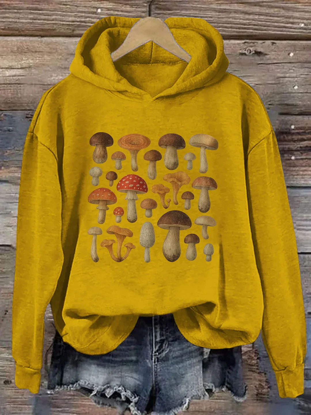 Vintage Mushroom Hoodie