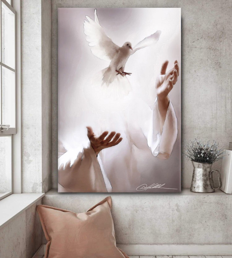 The God Landscape Canvas Wall Art
