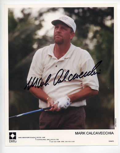 Mark Calcavecchia Golf Autographed Signed 8x10 IMG Photo Poster painting