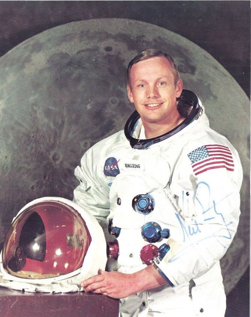 Neil Armstrong Vintage SIGNED 8X10 Photo Poster painting AUTOGRAPH REPRINT