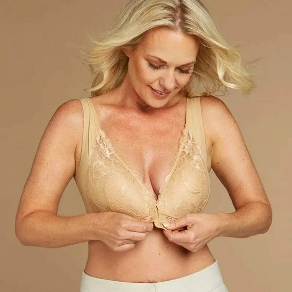 FRONT CLOSURE 5D SHAPING PUSH UP COMFY WIRELESS BRA(3 PCS)