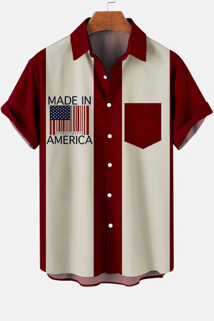 Men's Fashion Made In USA Shirt