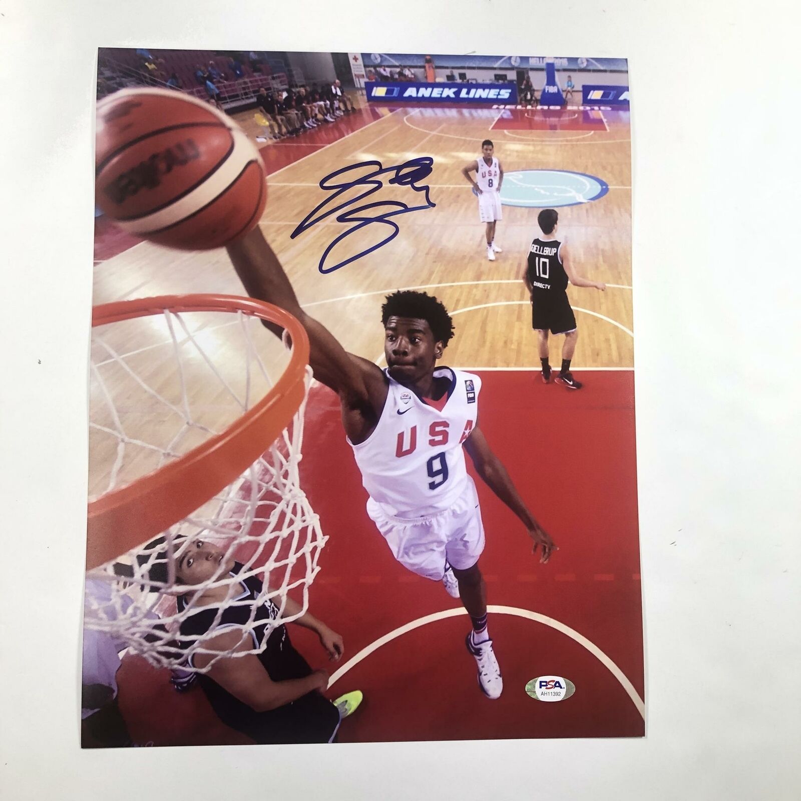 Josh Jackson signed 11x14 Photo Poster painting PSA/DNA Memphis Grizzlies Suns Autographed Team