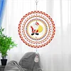 DIY Diamond Painting Double-sided Rotatable Santa Hanging Wind Chime Suncatcher Hanging Kit