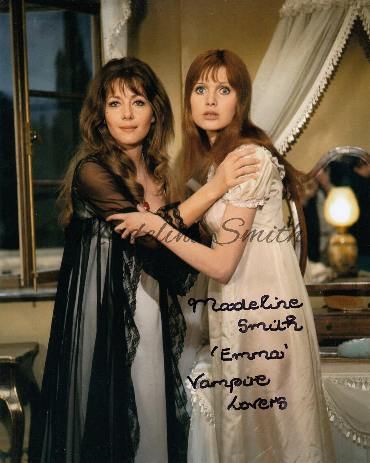 THE VAMPIRE LOVERS - Madeline Smith Officially Signed Photo Poster paintinggraph - Hammer VAMP01