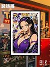 Graffiti Nami & Nico Robin Decorative Painting - ONE PIECE - BLK Studio