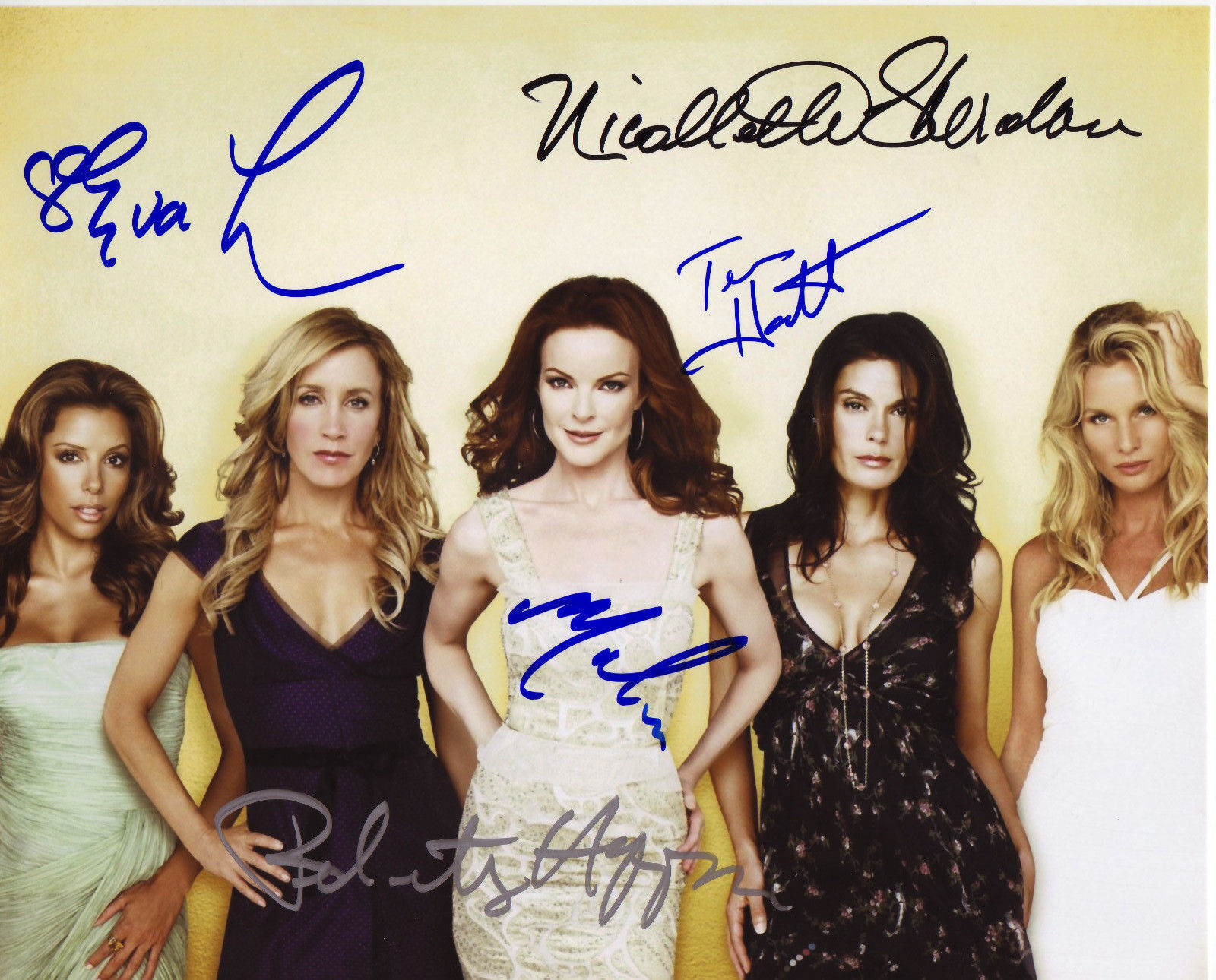 DESPERATE HOUSEWIVES CAST AUTOGRAPH SIGNED PP Photo Poster painting POSTER