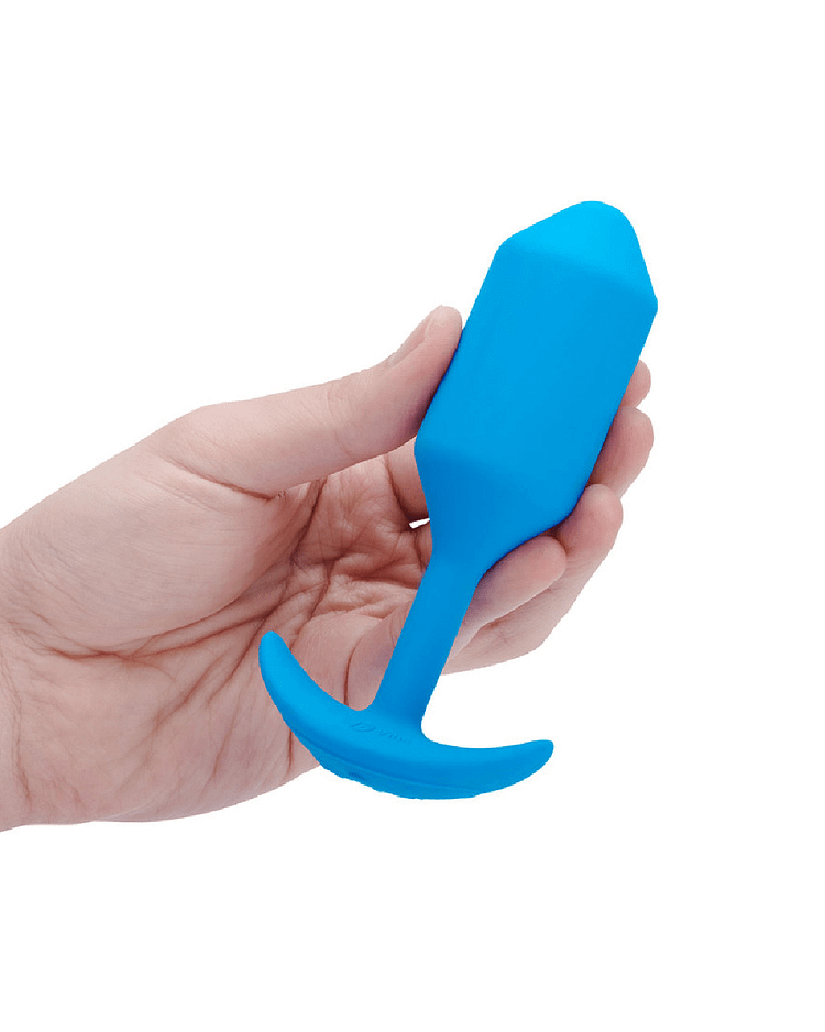 Pornhint B-Vibe Vibrating Snug Plug 3 (Large) - Blue