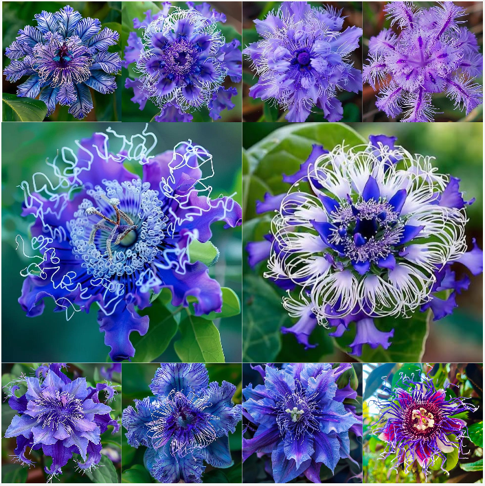 🌸 Purple Passionflower Seeds – Grow Your Own Exotic Paradise! 