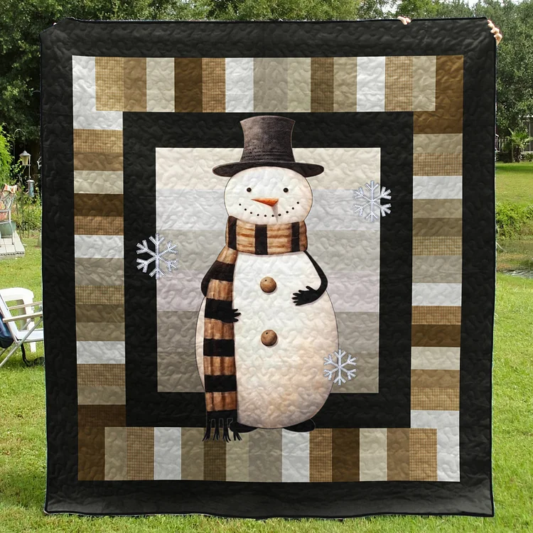 🔥kukelife🔥Snowman CLM1611728 Art Quilt