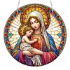 DIY Our Lady-Diamond Painting Pendant