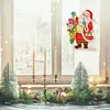 DIY Christmas Santa Claus  Diamond Painting Jewelry Wall Glass Sticker
