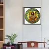 (50*50cm)Stained Glass Halloween - Full Round Drill Diamond Painting