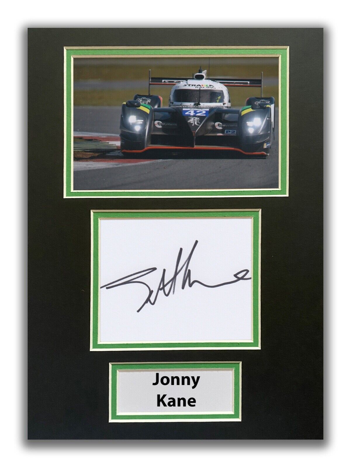 JONNY KANE HAND SIGNED A4 MOUNTED Photo Poster painting DISPLAY - LE MANS 1.