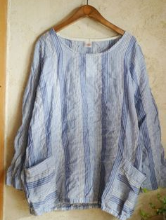 Womens Linen Printed Casual Tee With Pockets
