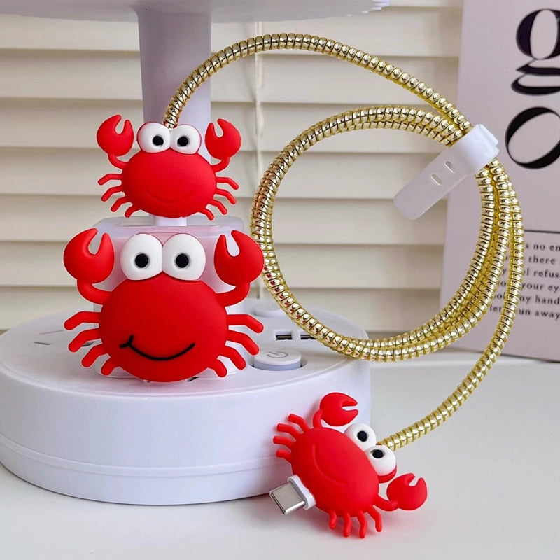 Sunflower Iphone 20w Charger Data Cable Anti-break Protective Cover