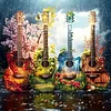 Guitar Of The Four Seasons-Paint by Numbers Acrylic Painting 50*50CM