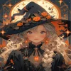 Halloween Witch-11CT Stamped Cross Stitch 40*50cm/15.75*19.69in tapestrymarket