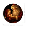 Santa Claus Girl-Paint by Numbers Acrylic Painting 40*40CM