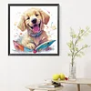 Diamond Painting-DIY Full Round Drill Christmas Dog
