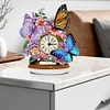 Flower Butterfly - 5D DIY Clock