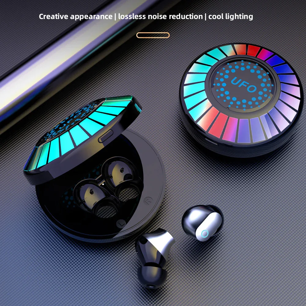 UFO Bluetooth Game Headset Seven-color Noise Reduction Headset