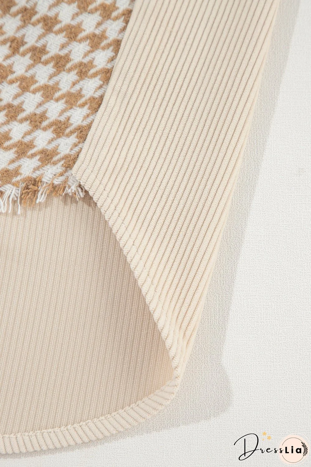 Houndstooth and Corduroy Shacket