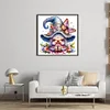 Butterfly Gnome - 11CT Stamped Cross Stitch - 45*45cm