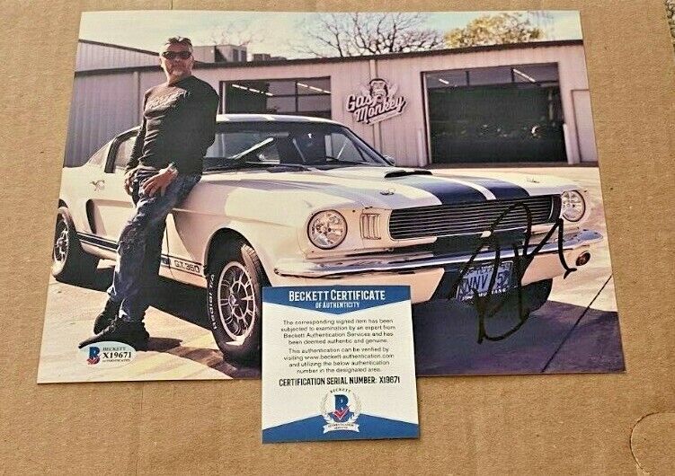 RICHARD RAWLINGS SIGNED GAS MONKEY 8X10 Photo Poster painting BECKETT CERTIFIED