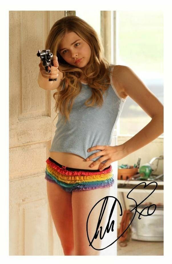 CHLOE GRACE MORETZ AUTOGRAPH SIGNED Photo Poster painting POSTER PRINT