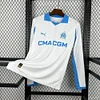 25/26 Marseille Long Sleeve Soccer Jersey Home
