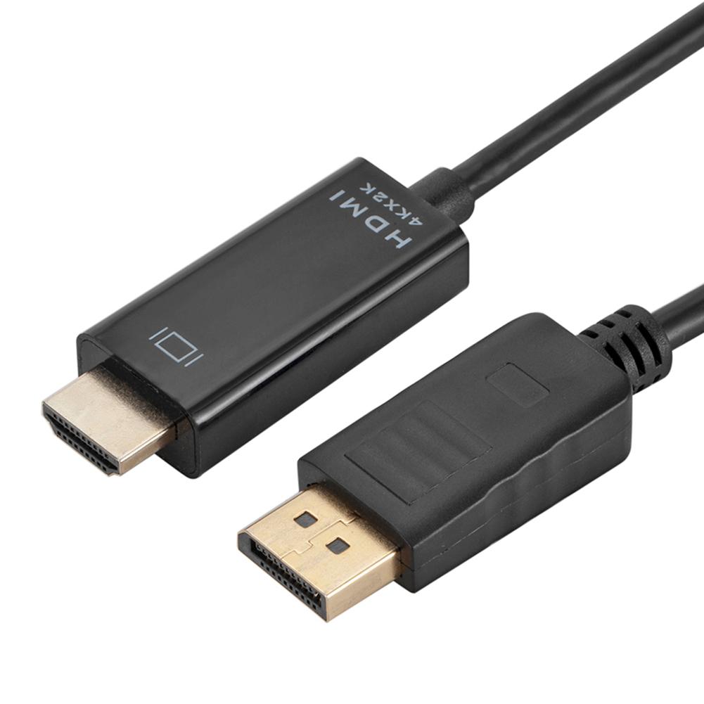 

Display Ports Male to HDMI-compatible Male Converter Adapter Cable for 4K 1080P HDTV, Black, 501 Original