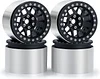 AMK 4Pcs 64.5 * 45mm Aluminum Alloy 12mm Hex Hub 2.2 Beadlock Wheels Rims for 1/10 RC Crawler Axial RBX10 AXI03005 Upgrade Parts