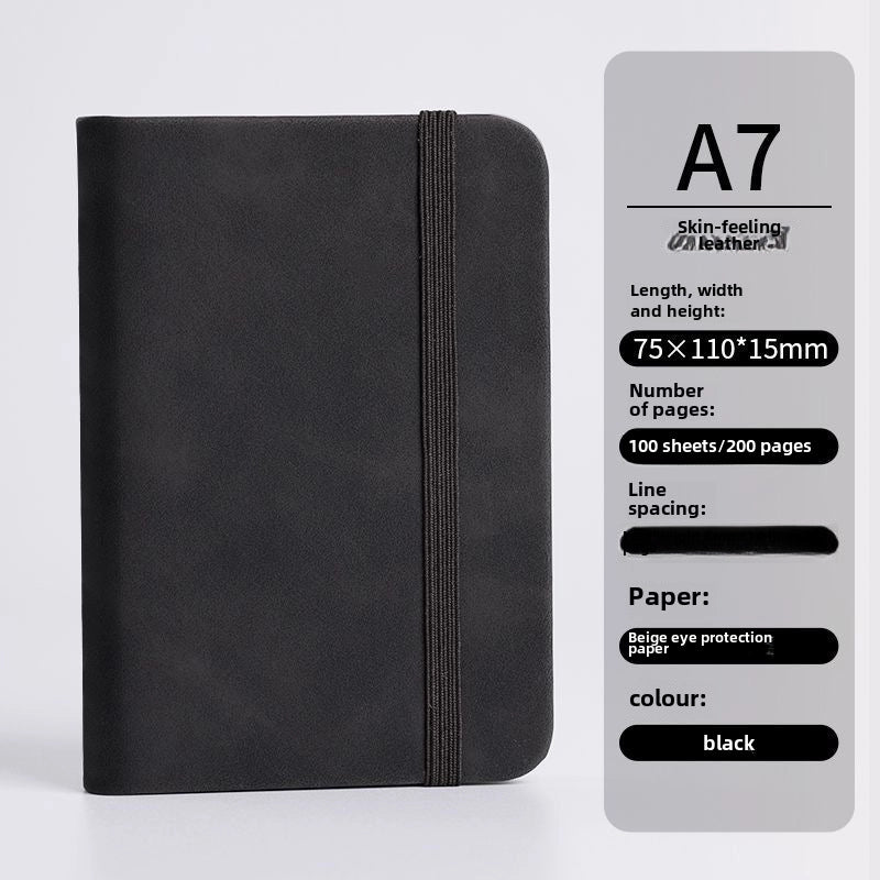 A7 Small Notebook Notepad Portable Small Notebook Pocket English Word Book Mini Notebook Notes