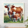 (40*40cm)Cow - Full Square Drill Diamond Painting