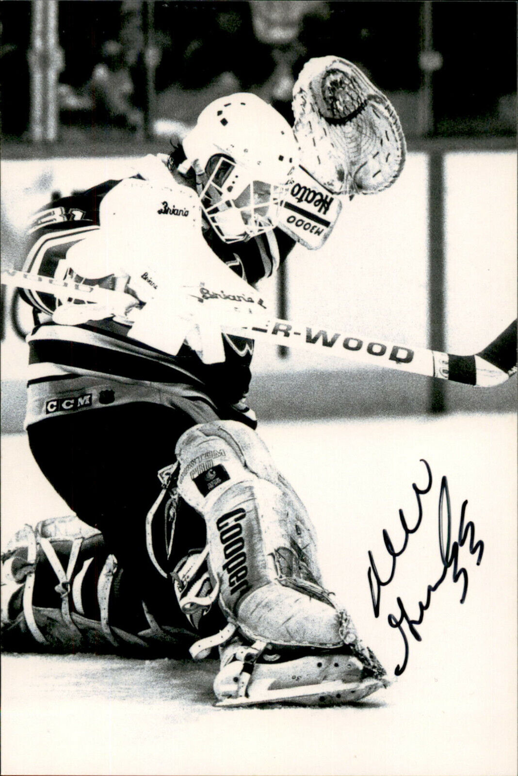 Mario Gosselin SIGNED autographed 4x6 Photo Poster painting HARTFORD WHALERS