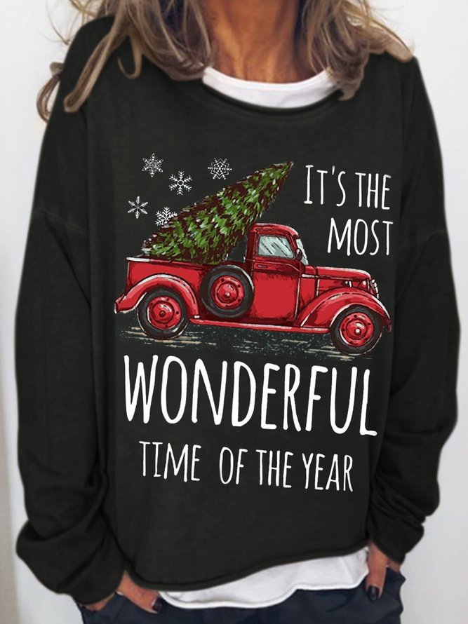 It's The Most Wonderful Time Of The Year Casual Christmas Sweatshirts