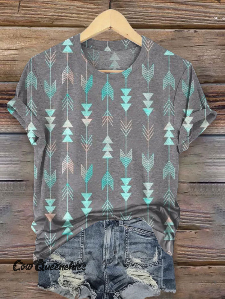 Vintage Art Print T-Shirt Multicolor / S