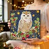 DIY Special Shape Pearl Painting Art - Christmas Owl