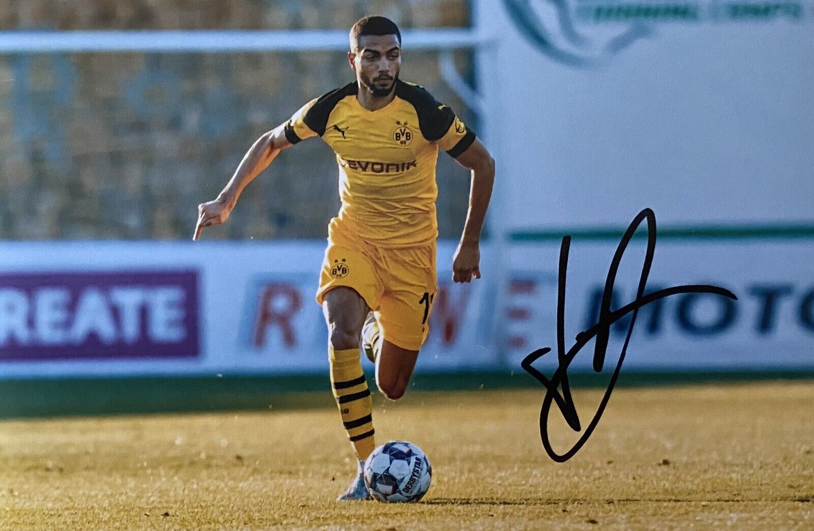 Jeremy Toljan Hand Signed Borussia Dortmund 6X4 Photo Poster painting