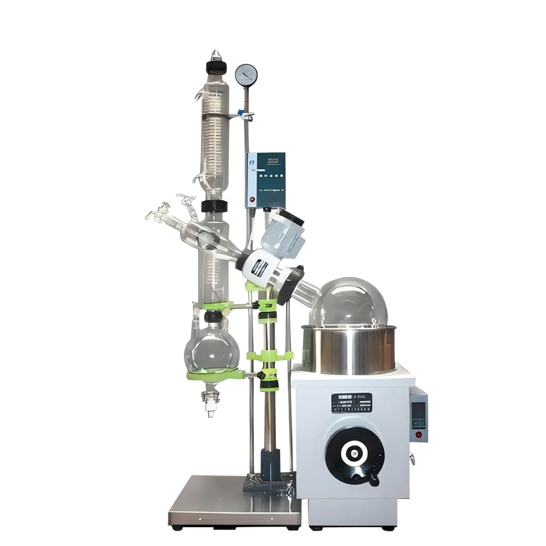 10L 20L 30L 50L rotary evaporator rotovap with hand lift for ethanol recovery hot sale | DOVMXtech