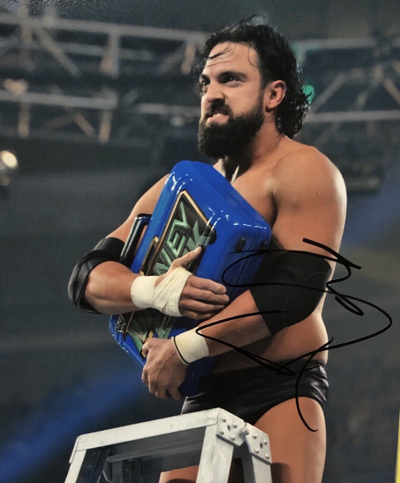 Damien Sandow Signed 10X8 Photo Poster painting WWE Genuine Signature AFTAL COA (7010)