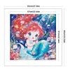 Mermaid Princess-14CT Stamped Cross Stitch Egyptian Cotton 65*65cm/25.59*25.59in(Big Size) tapestrymarket