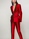 Autumn H-Line Long sleeve Urban Plain Commuting Blazer